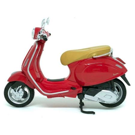 Imagem de Miniatura Vespa Primavera 150 Vermelho Maisto 1/12