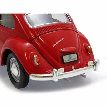 Imagem de Miniatura Volkswagen Fusca 67 Yat Ming Vermelho 1/18