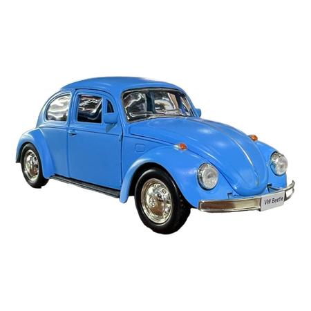 Imagem de Miniatura Volkswagen Fusca Classic Azul RMZ 1:32