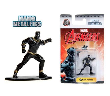 Imagem de Miniaturas Marvel Metalfigs Vingadores Kit com 5 Unidades