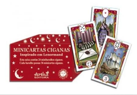 Mini Baralho De Cartas Ciganas Lenormand 36 Cartas - Silica Shop