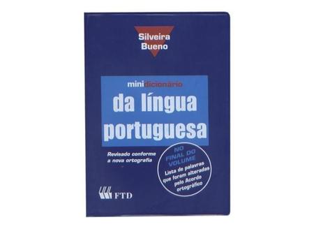 Imagem de Minidicionário da Língua Portuguesa Capa PVC Silveira Bueno - FTD - AGUA BRANCA