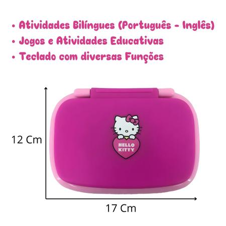 Imagem de Minigame Laptop Hello Kitty Jogos e Atividades - Candide