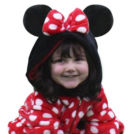 Imagem de Minnie Mouse Kigurumi Pijama Macacão Cosplay Infantil Oficial Disney