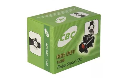 Imagem de Mira red dot holografica 1x30 cbc com ponto vermelho 