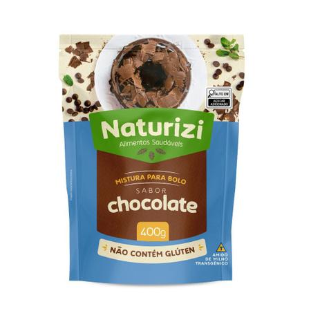 Imagem de Mistura para Bolo - Chocolate sem Glúten - 400g - Naturizi