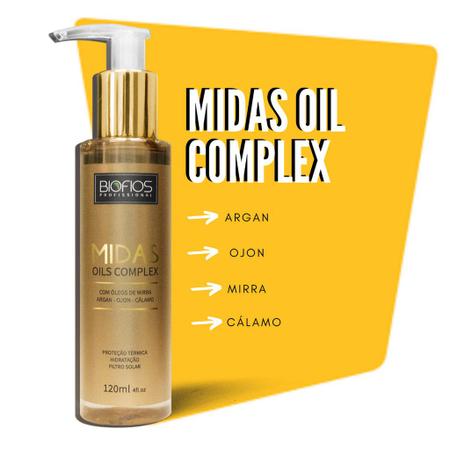 Imagem de Mix Óleos Argan Reparador Midas Oils Complex - Biofios