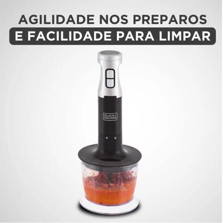 Imagem de Mixer Black + Decker 3 em 1 Fusion Mix MK600 4 lâminas 600W - 110v