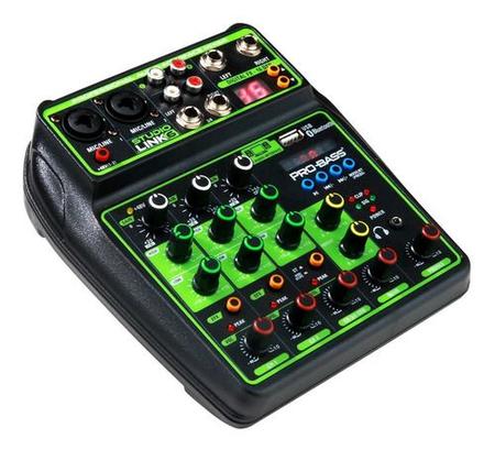 Mixer De Som 6 Canais Studio Link 6 Probass Usb Pc Bluetooth - PRO BASS -  Mesa de Som / Mixer - Magazine Luiza