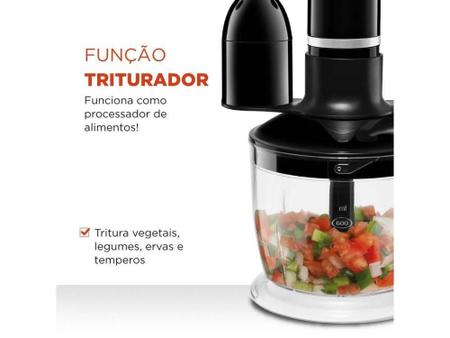 Imagem de Mixer Mondial M-14 3 em 1 Lâmina em Aço Inox 600ML 350W -127V