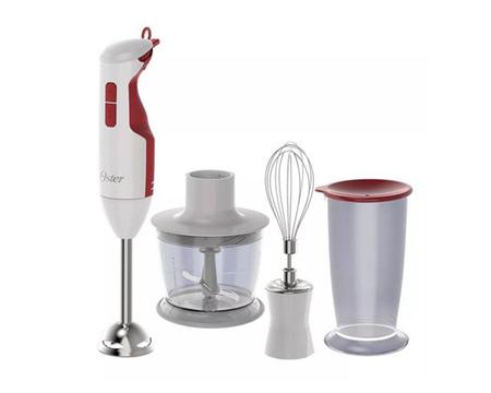 Imagem de Mixer Oster Delight Função Turbo Branco/Vermelho 3 em 1