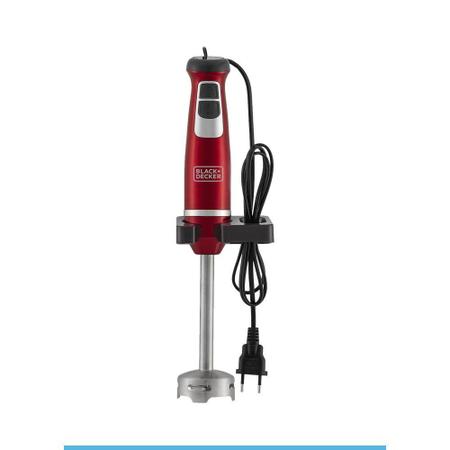 Mixer Vertical Vermelho Metálico Black Decker 2 Velocidades SB55-BR 200W  127V