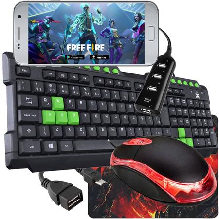 Jogue Free Fire com mouse e teclado, Octopus permite periféricos