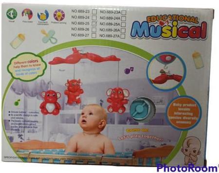 Imagem de Mobile Berço Infantil Musical rosa Varios modelos.