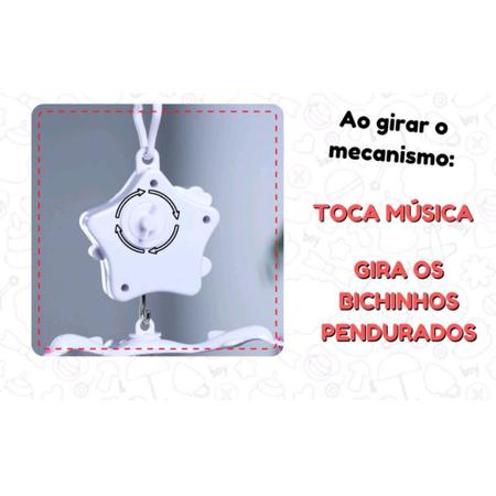 Imagem de Móbile Giratório Musical Para Berço Elefante Pica Pau