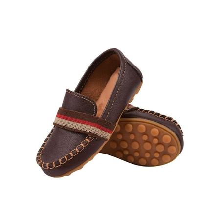 Mocassim best sale marrom infantil