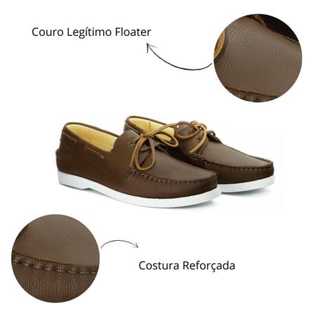 Mocassim Masculino Couro Legítimo - WESSEX Imagem de Mocassim Masculino Couro Legítimo