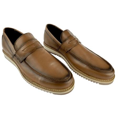 Imagem de Mocassim, Oxford, Casual, Esporte Fino, Sapato Social, Masculino Couro Legitimo - CHACAL