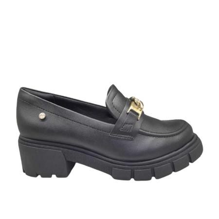 Mocassim Ramarim Preto Corrente 23-12103 Imagem de Mocassim Ramarim Preto Corrente 23-12103