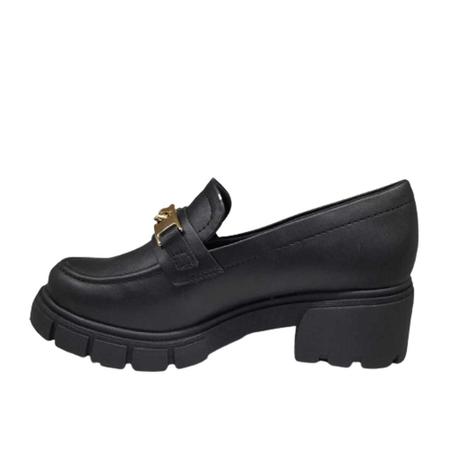Mocassim Ramarim Preto Corrente 23-12103 Imagem de Mocassim Ramarim Preto Corrente 23-12103