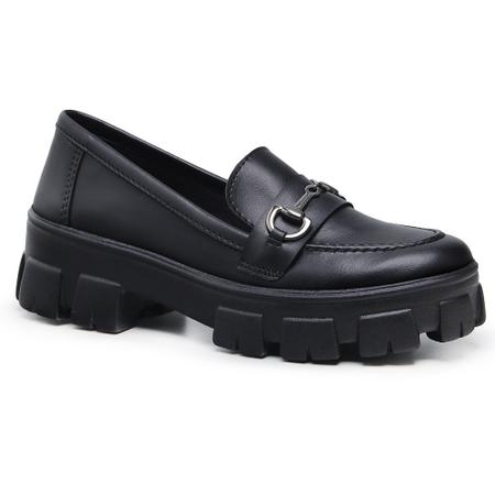 Sapato feminino plataforma best sale preto