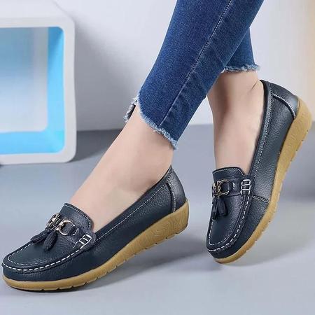 Imagem de Mocassins Deslizantes para Mulheres - Flats, Casual e Confortáveis