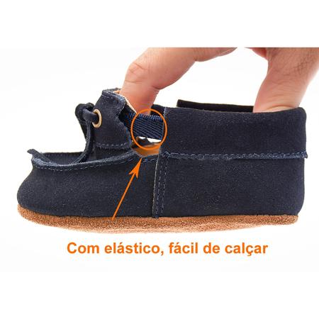 Moccs Mocassim Infantil Bili Bilu Couro Camurça Azul 3403 Imagem de Moccs Mocassim Infantil Bili Bilu Couro Camurça Azul 3403