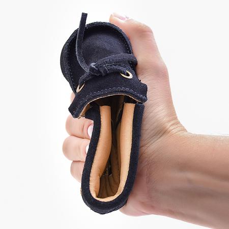 Moccs Mocassim Infantil Bili Bilu Couro Camurça Azul 3403 Imagem de Moccs Mocassim Infantil Bili Bilu Couro Camurça Azul 3403