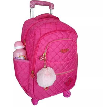 Imagem de Mochila 4 Rodas Giratórias Escolar Mhc3174 - Azul