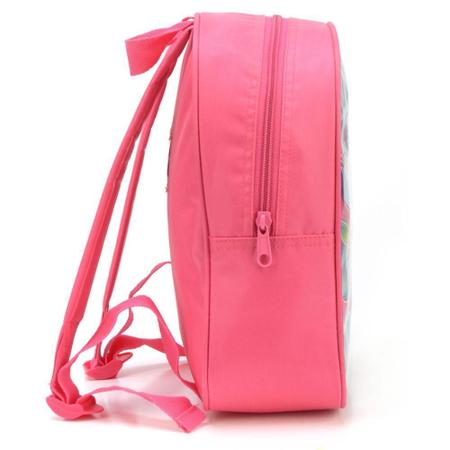 Imagem de Mochila Barbie Sereia Mar Rosa Pink Luxcel Creche Escolar