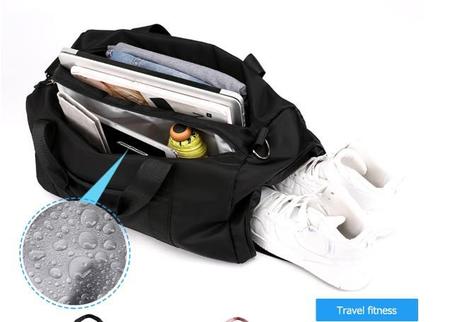 Imagem de Mochila Bolsa  Academia  Natação Camping UNISEX Preta