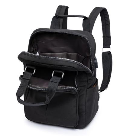 Mochila Bolsa Cavalera Reforçada Feminina Academia Viagem - Preto