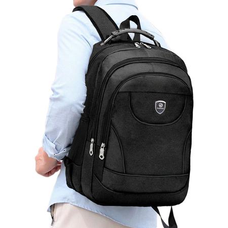 Imagem de Mochila Bolsa De Costas Masculina Reforcada Notebook C/ Cabo De Aço Top