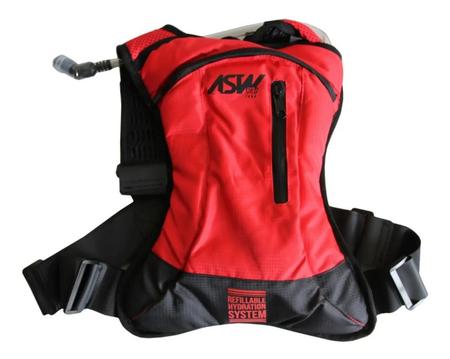 Imagem de Mochila Bolsa Hidratação Asw Tank Lite 2l Vermelho