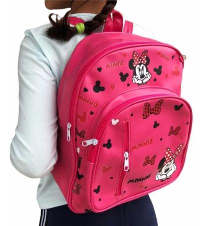 Imagem de Mochila Bolsa Minnie Escola Costa Passeio Infantil Bebe Juvenil Resistente