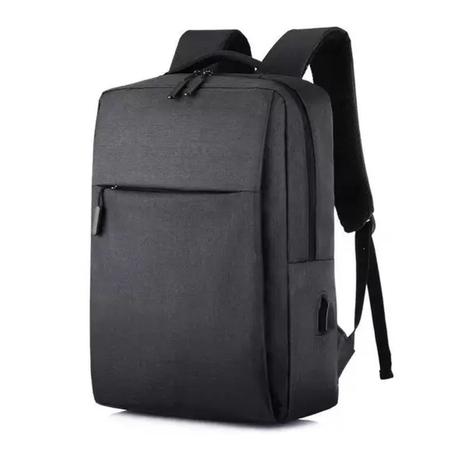 Imagem de Mochila Bolsa Notebook escolar masculina coreana feminina Volta Aulas cabo Usb Estudante Universitário Unisex