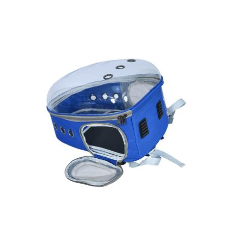 Imagem de Mochila Bolsa Santino PET JOY Com Visor Poliéster Cachorro gato Original Viagem