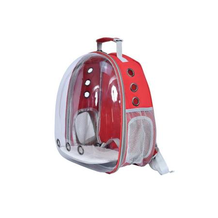 Imagem de Mochila Bolsa Santino Pet Joy Visor Poliéster Cachorro Gato