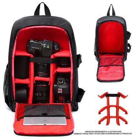 Imagem de Mochila Câmera DSLR Vídeo Drone Laptop- ER 8018 - C30xP19xA43cm