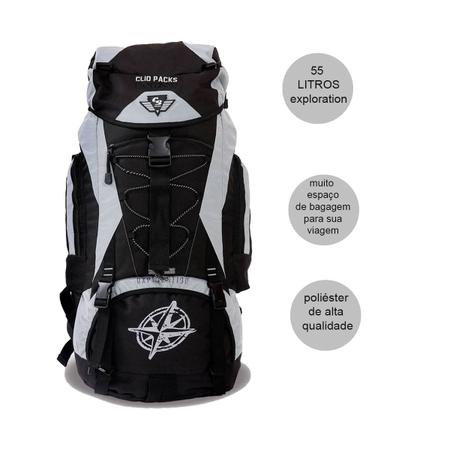 Imagem de Mochila Camping 55 Litros MC3101 cor:preto