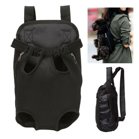 Imagem de Mochila Canguru Gato Cao Cachorro Pet Animal de Estimaçao Bolsa Transporte  Pequeno Porte Ar Livre Resistente Confortavel Seguro Caminhada Passeio