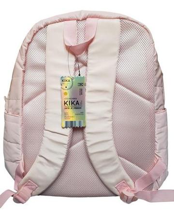 Imagem de Mochila Casual Feminina Modelo Puffer Metalizado C/ Chaveiro