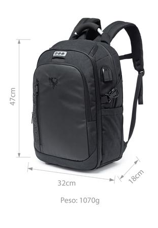 Mochila Masculina Cavalera Bolsa Notebook Reforçada