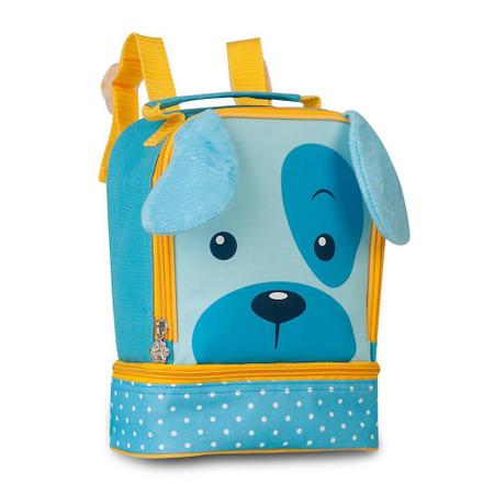 Imagem de Mochila Clio Pets com Carrinho ul Kit Escolar Infantil