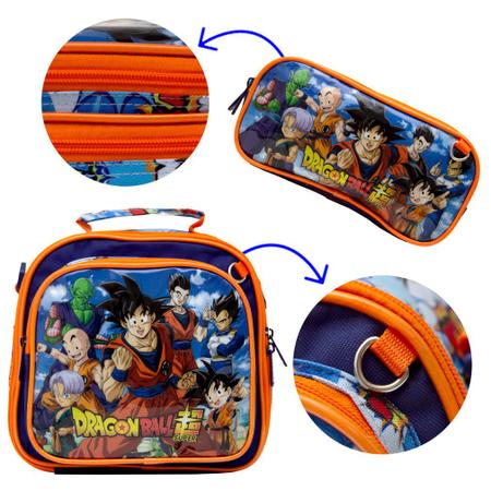 Mochila com Lancheira Infantil Masculina Dragon Ball Desenho em Promoção na  Americanas