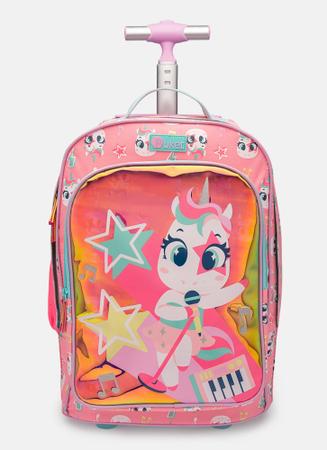 Imagem de Mochila Com Rodinha Unicornio Music Puket(7909692122270)