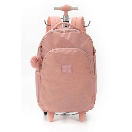 Imagem de Mochila Com Rodinha Up4You Crinkle G Nude