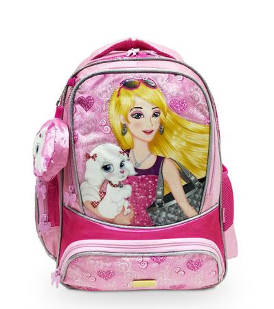 Imagem de Mochila Costas Feminina Infantil Grande CB3121 Rosa Linda