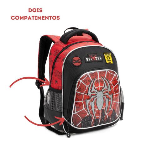 Imagem de Mochila Creche Homem Spider Aranha Infantil