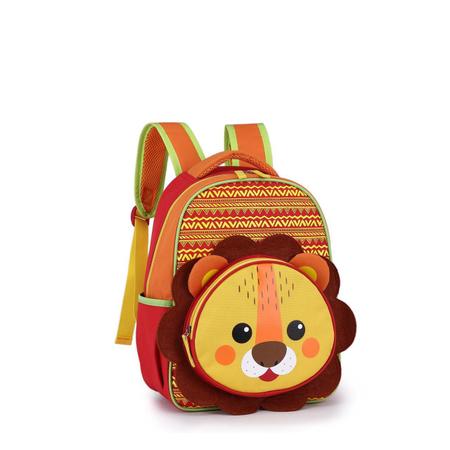 Imagem de Mochila De Bichinhos Zoo Infantil Escolar Animais Novario